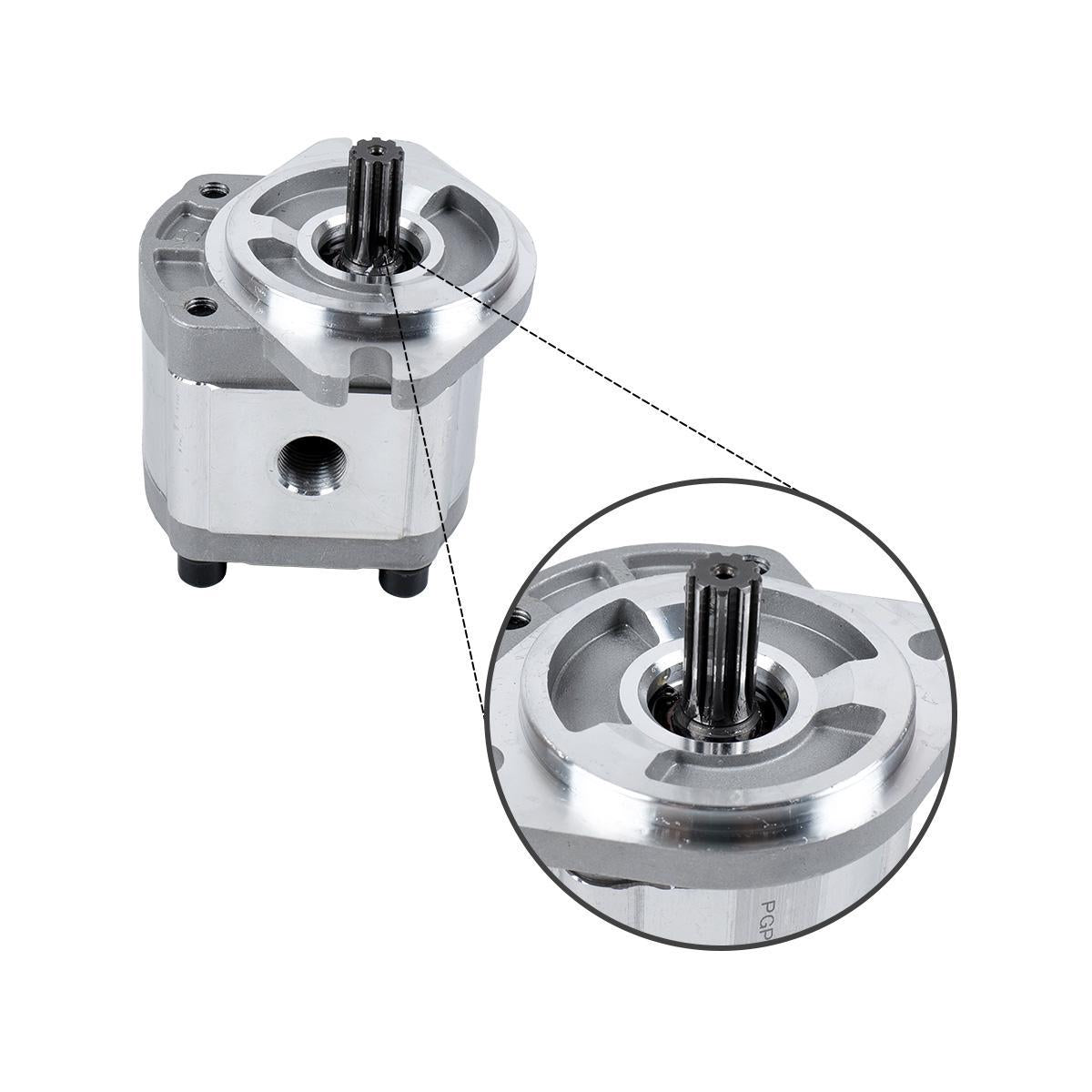 Single Acting Hydraulic Gear Pump PGP5106G3LP for AGT H12 Mini Excavator - Detail