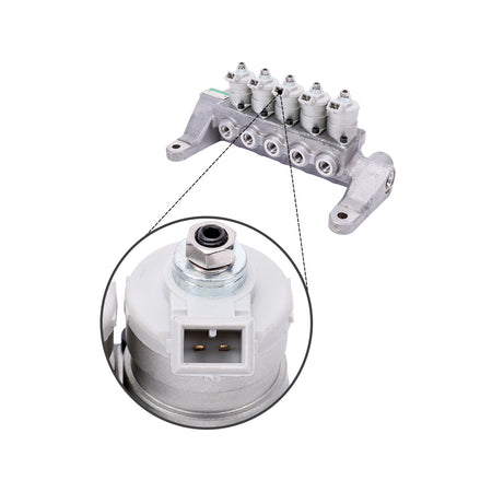 Solenoid Valve Assy 9218244 for Hitachi Excavator EX200-5 EX220-5 EX220LC-5 - Plug Detail