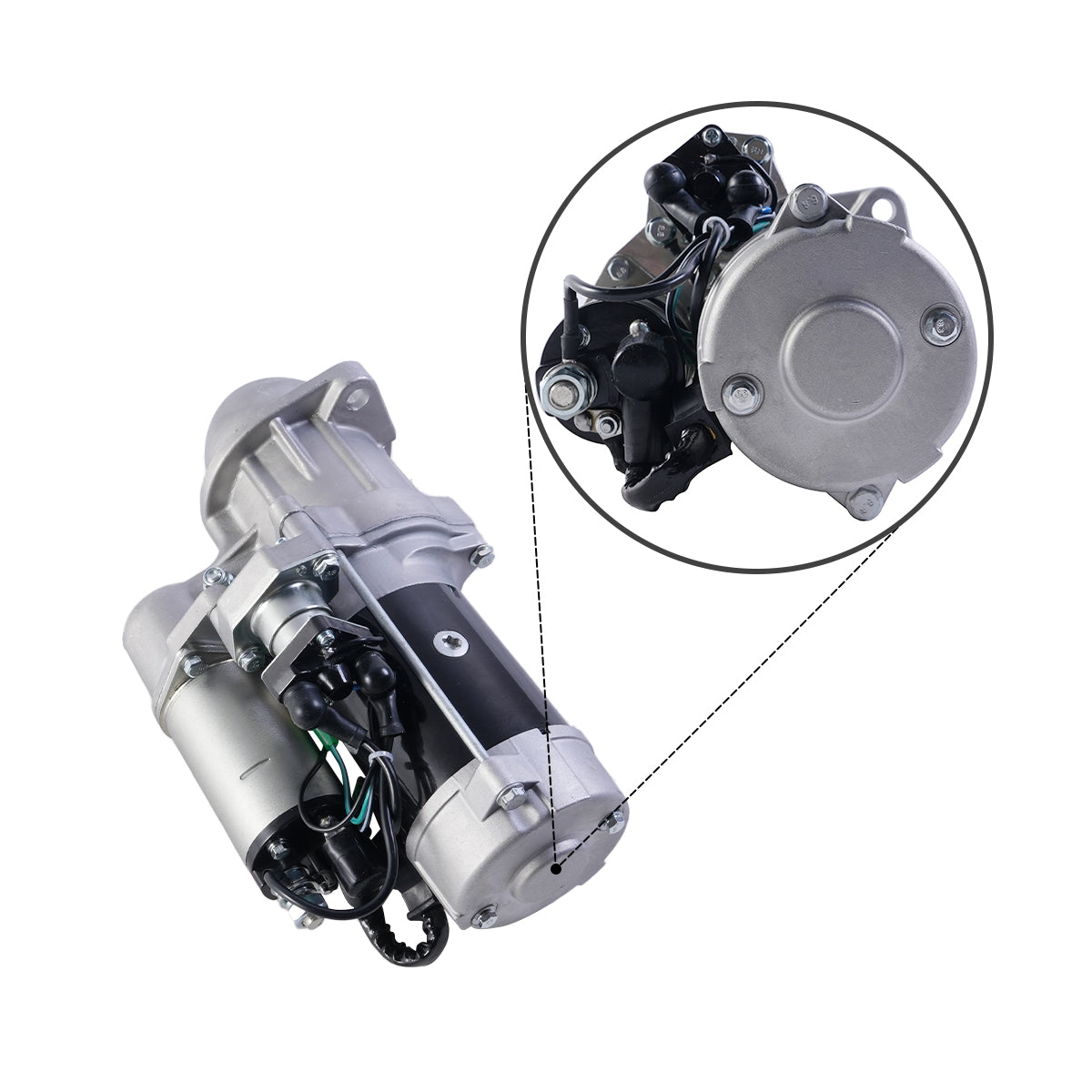Starter Motor 0-23000-2542 for Nikko Engine - Sinocmp