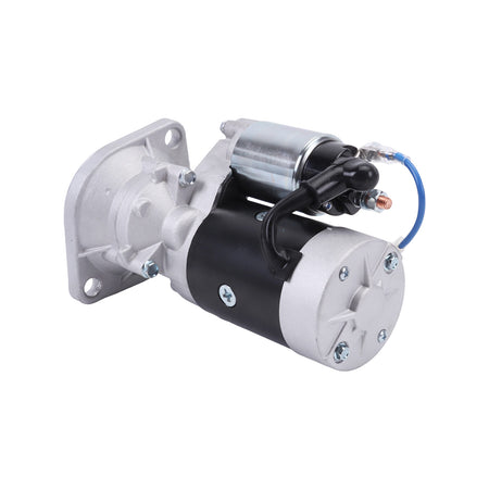 Side View of Starter Motor 12915077010 129150-77010 S114408 12V 15T 1.6kW for Yanmar Engine 3TNB80U 3TNB82U 3TNB84U