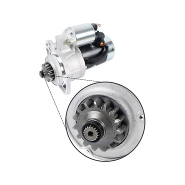 Motor de arranque 12V 1.4kW 15T MM409-41001 31B66-00600 para Mahindra Tractor 2216 2415 2516 Mitsubishi Motor S3L2 K4E