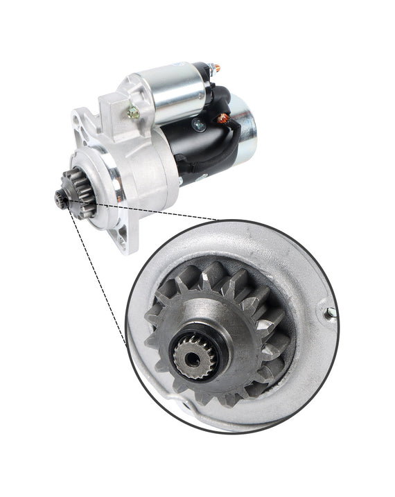 Motor de arranque 12v 1.4kw 15t MM409-41001 31b66-00600 para trator mahindra 2216 2415 2516 motor mitsubishi s3l2 k4e