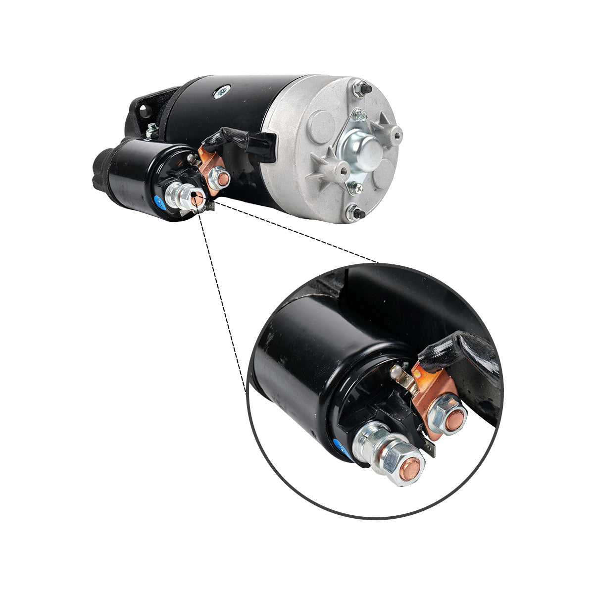 Starter Motor 12V 10T 3.1kW AR70436 TY6720 for John Deere Tractor 1020 1030 2020 2030 - Sinocmp