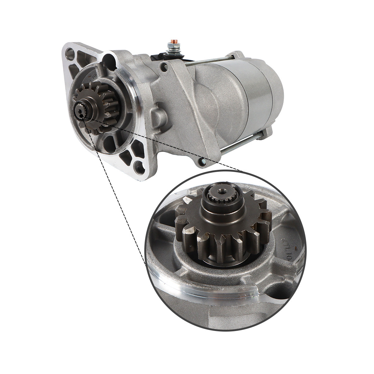 Anlasser 12 V 119740-77020 119540-77010 428000-3310 für Yanmar-Motor 3TNV70 – Sinocmp