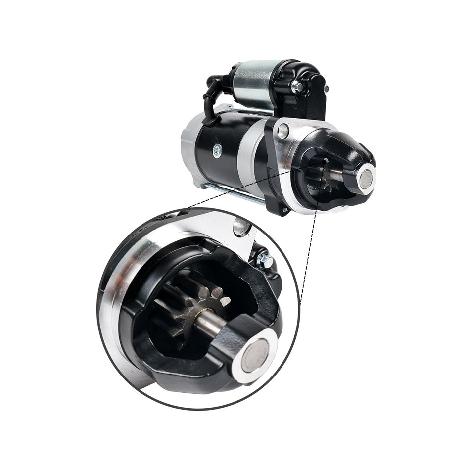 Starter Motor 12V 11T 3.0kW QDJ1309-K QDJ1309K for Foton 404 Tractor - Detail