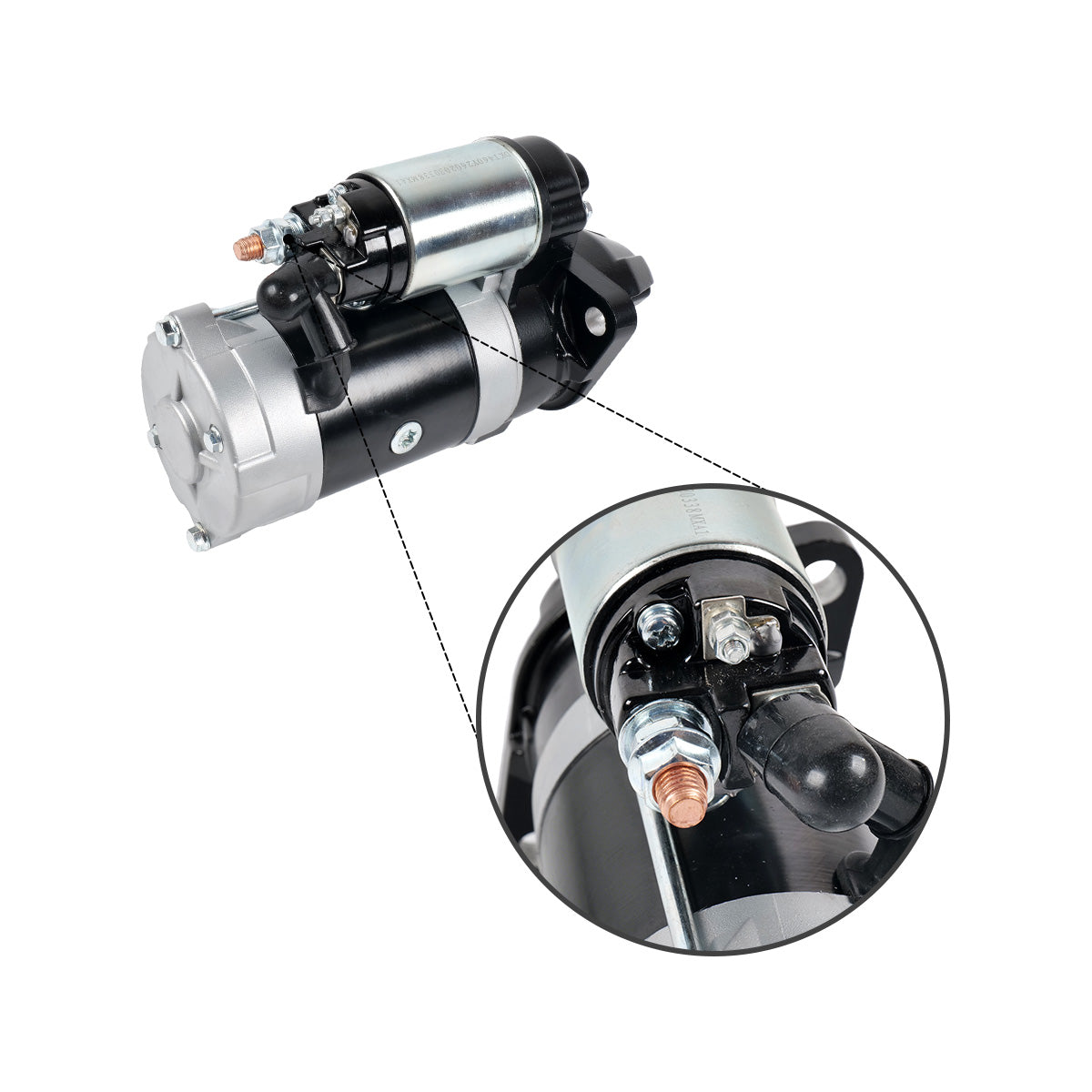 Démarreur 12V 11T 3.0kW QDJ1309-K QDJ1309K pour tracteur Foton 404 - Sinocmp