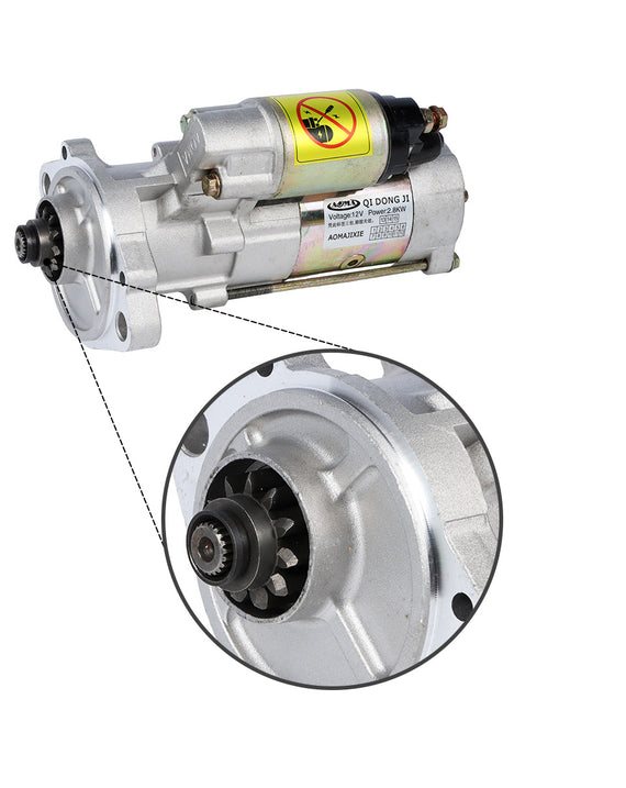 Motor de arranque 12V 11T 3.2KW M008T77071 para motor Isuzu 4JB1 Daewoo Excavadora DH55