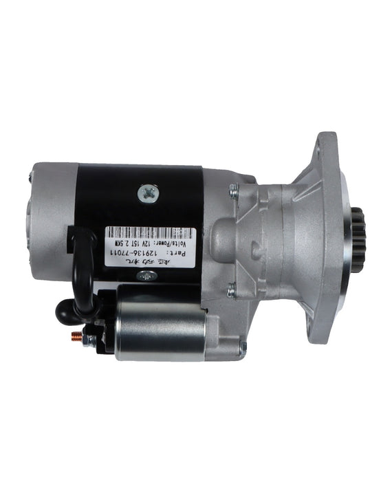 Motor de arranque 12V 15T 129136-77011 para excavadora Komatsu PC35 PC40 PC50