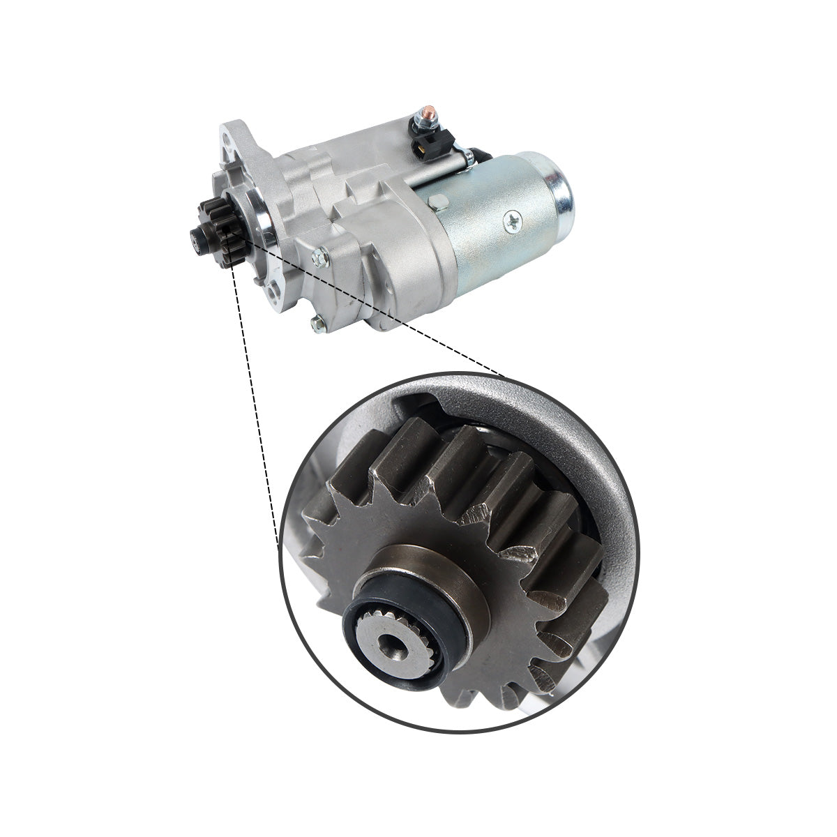 Starter Motor 12V 2.0kW 15T 4900574 03101-3180 for Cummins A2000 A2300 Engine - Detail