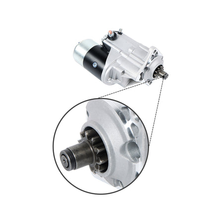 Starter Motor 12V 2.5kW 10T 410-52285 RE540301 RE50165 for John Deere Tractor 6100D 6110D 6115D Engine 4039 4045 - Sinocmp