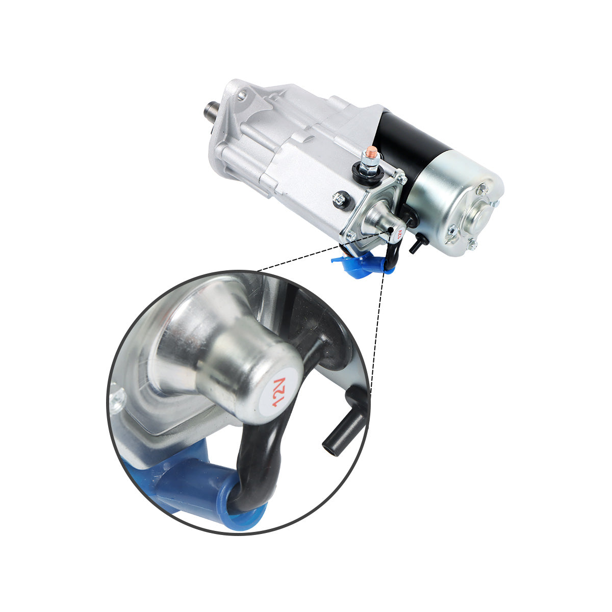 Starter Motor 12V 2.5kW 10T 410-52285 RE540301 RE50165 for John Deere Tractor 6100D 6110D 6115D Engine 4039 4045