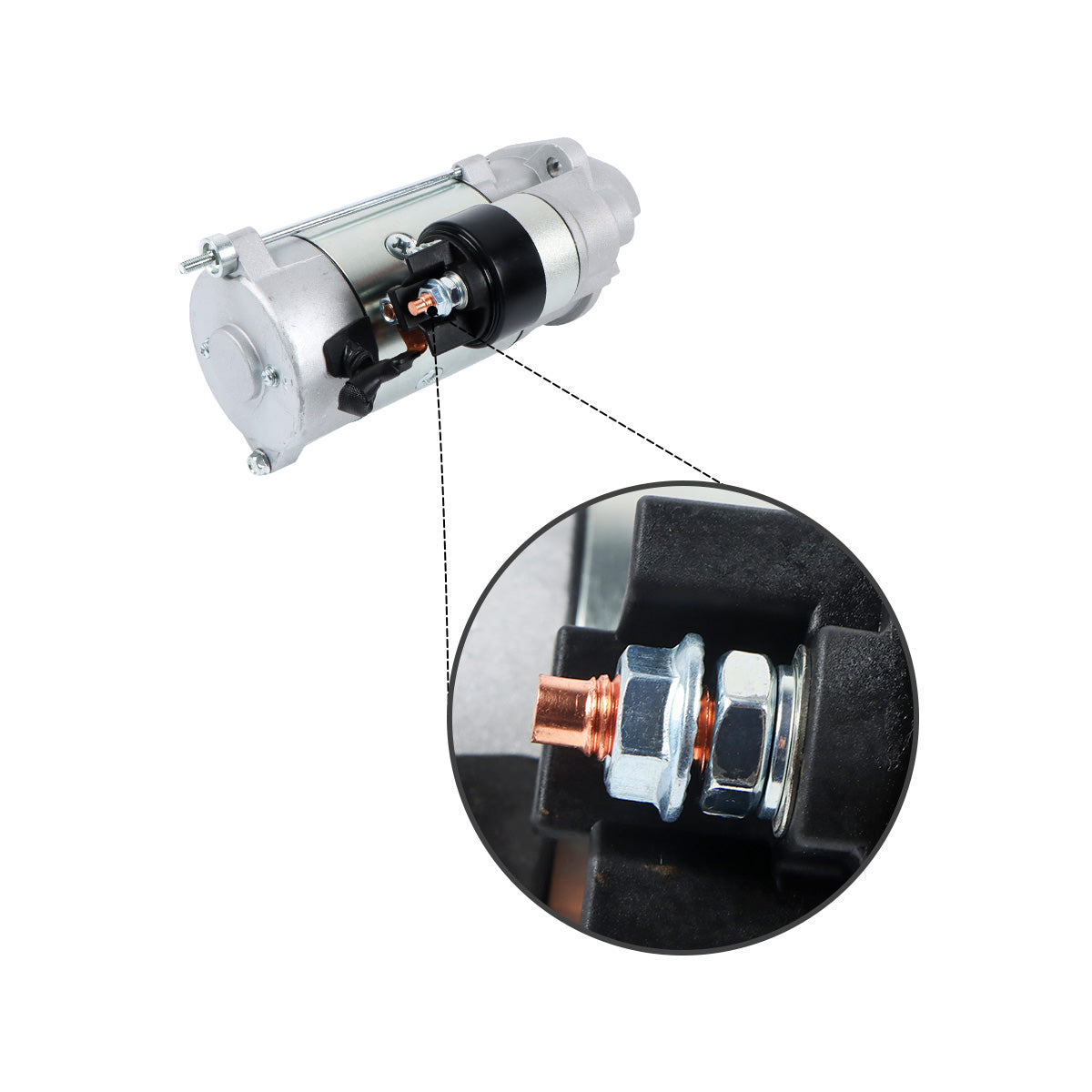 Starter Motor 12V 2.6kW 9T 01183404 for Deutz 2011 Engine - Sinocmp
