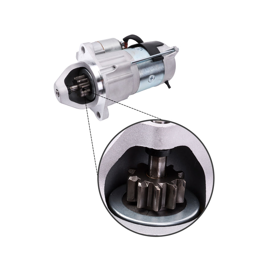 Starter Motor 12V 3.0kW 10T 2873K405 2873K624 428000-1290 for Perkins Engine 1104D-E44T 1104C-E44TA 1104C-44 - Detail