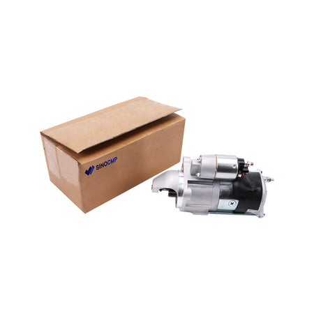 Starter Motor 12V 3.0kW 10T 2873K405 2873K624 428000-1290 for Perkins Engine 1104D-E44T 1104C-E44TA 1104C-44 - Sinocmp Package