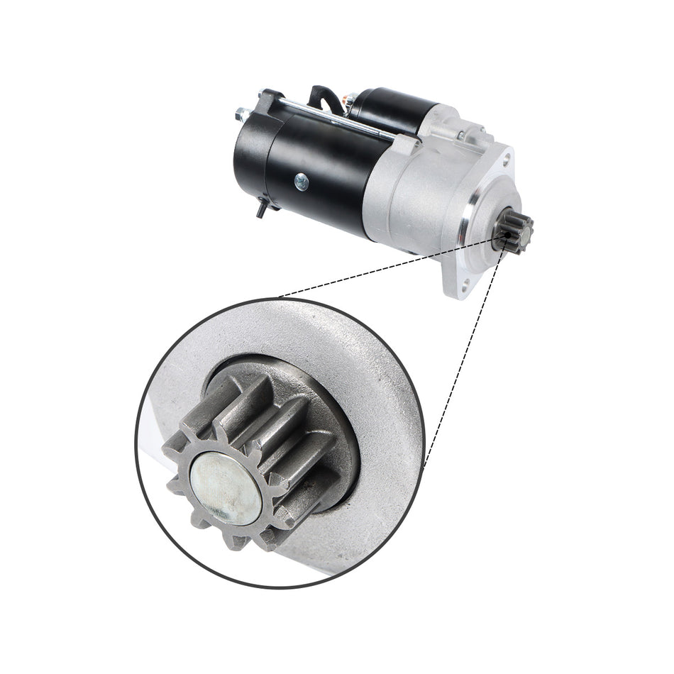 Starter Motor 12V 3.2kW 10T RE521488 RE543483 RE551446 for John Deere Tractor 5065M 5075M 5083E 5085M - Detail