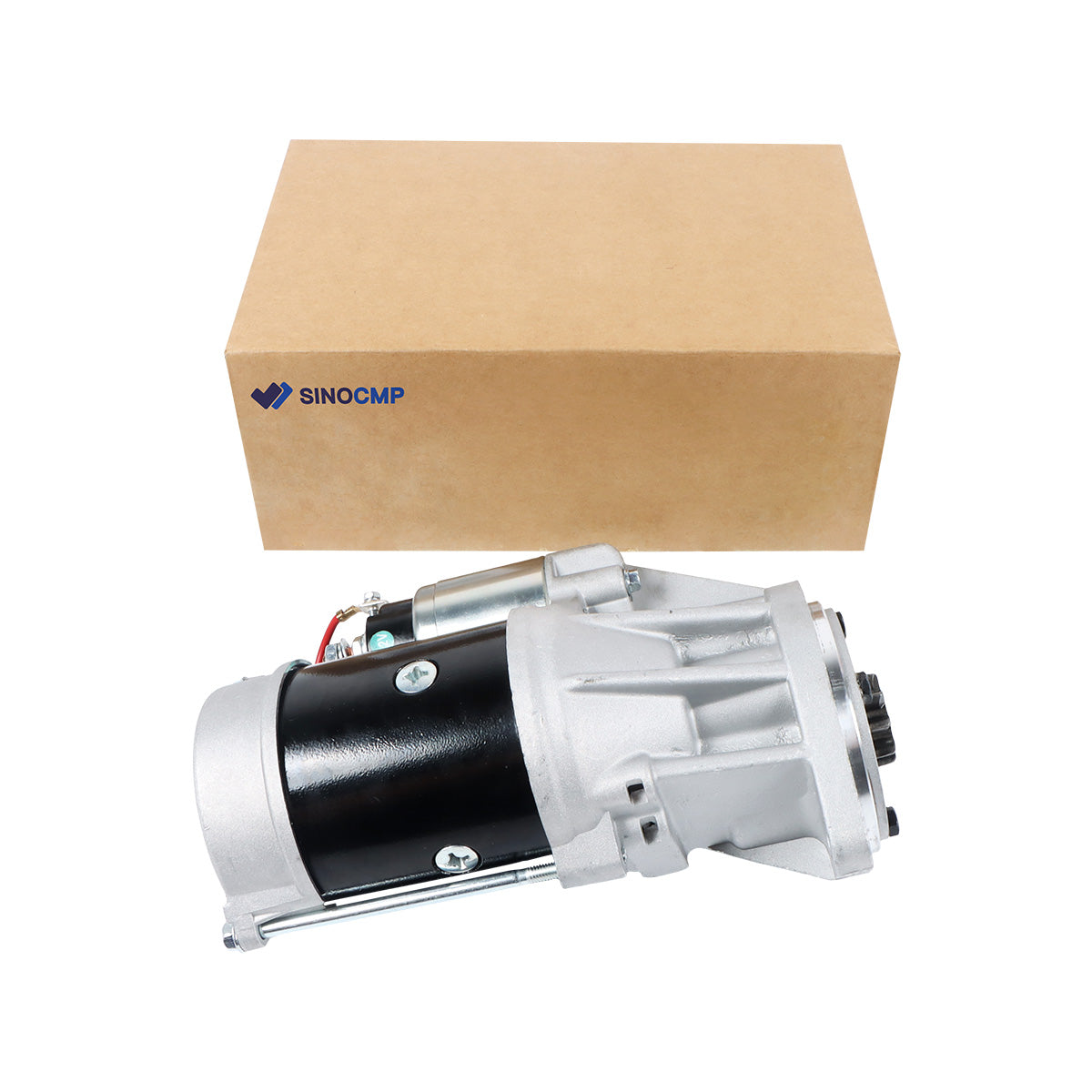 Starter Motor 12V 3.2kW 9T S14-102 129940-77010 129940-77011 for Hitachi Excavator - Sinocmp Package