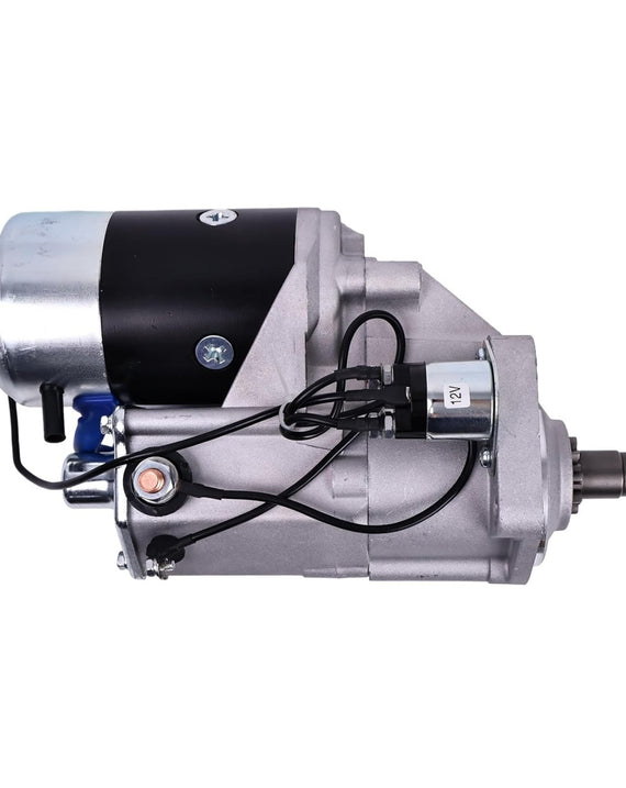 1 motor de arranque 1J552-63010,1J55263010,1J552-63011,1J55263011 12V 9T 2.5kW compatible con el cargador de orugas Kubota SVL90 SVL90-2 SVL90-2C SVL90C