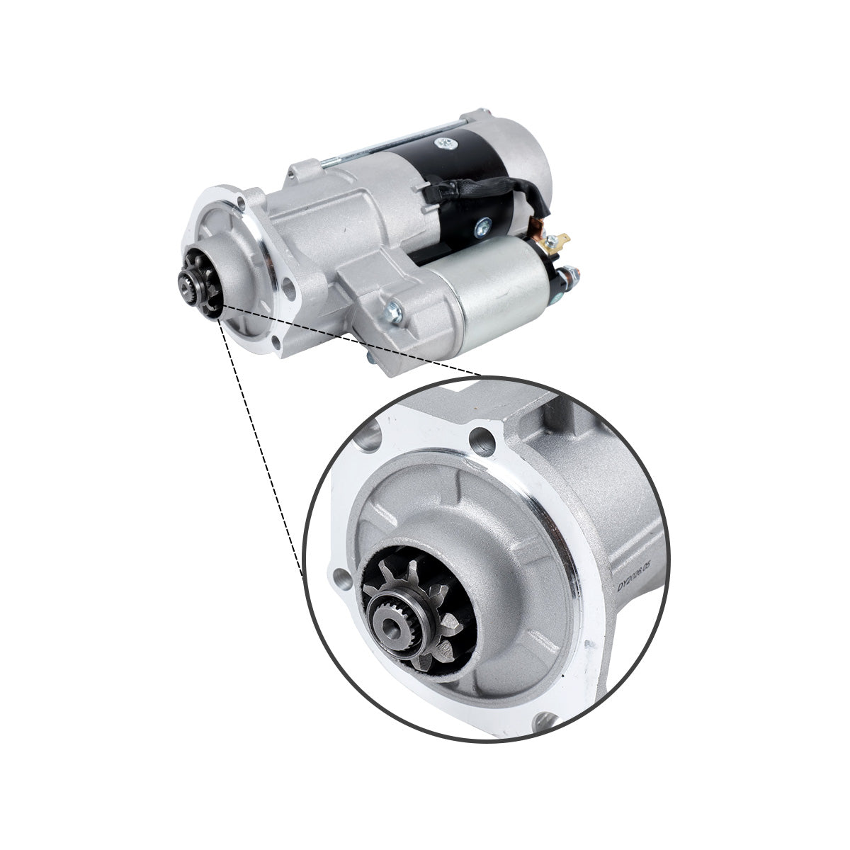 Démarreur 12V 9T 25-39476-00 pour moteur porteur CT4-134DI Tier4 Genesis 1000 X4 7500 - Sinocmp