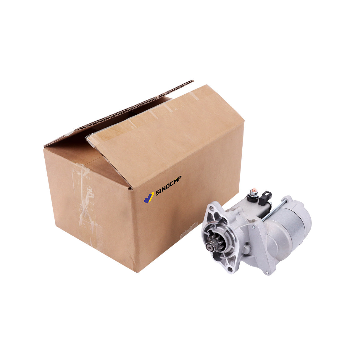 Starter Motor 19269-63013 12V 9T for Kubota Engine D722 D902 D950 - Package