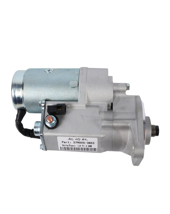 Motor de arranque 2.0KW 9T 12V 228000-3852 para motor Isuzu C240