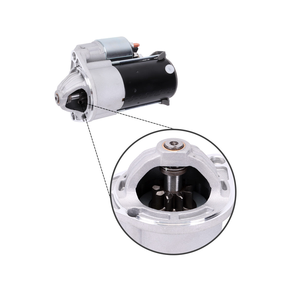 Starter Motor 21163-0751 for Kawasaki KAF820 Mule Pro-FX 2016-2019 - Detail