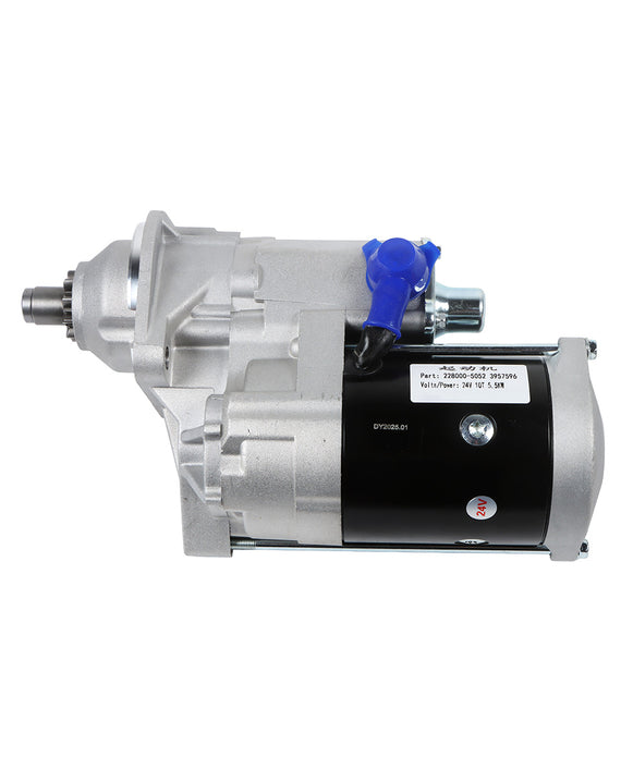 Starter Motor 228000-5052 3957596 for Cummins QSB6.7 Engine