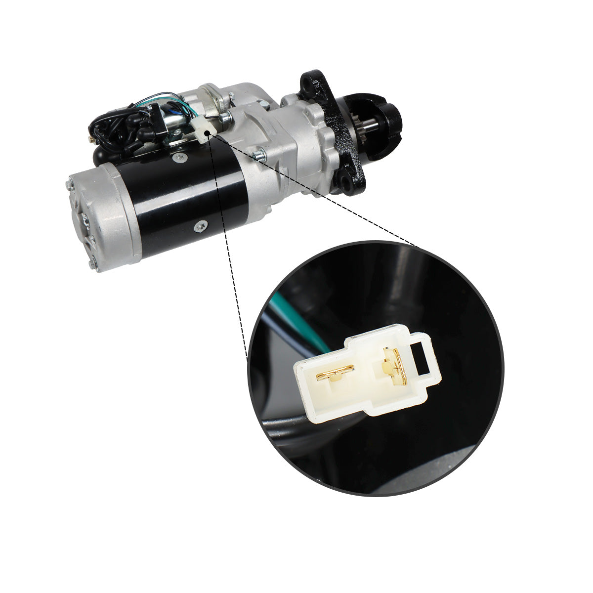 Anlasser 24V 11KW 600-863-8112 600-863-8111 für Komatsu-Motor