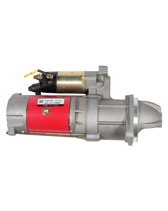Motor de arranque 24V 11T 6.0KW para motor Komatsu S6D95