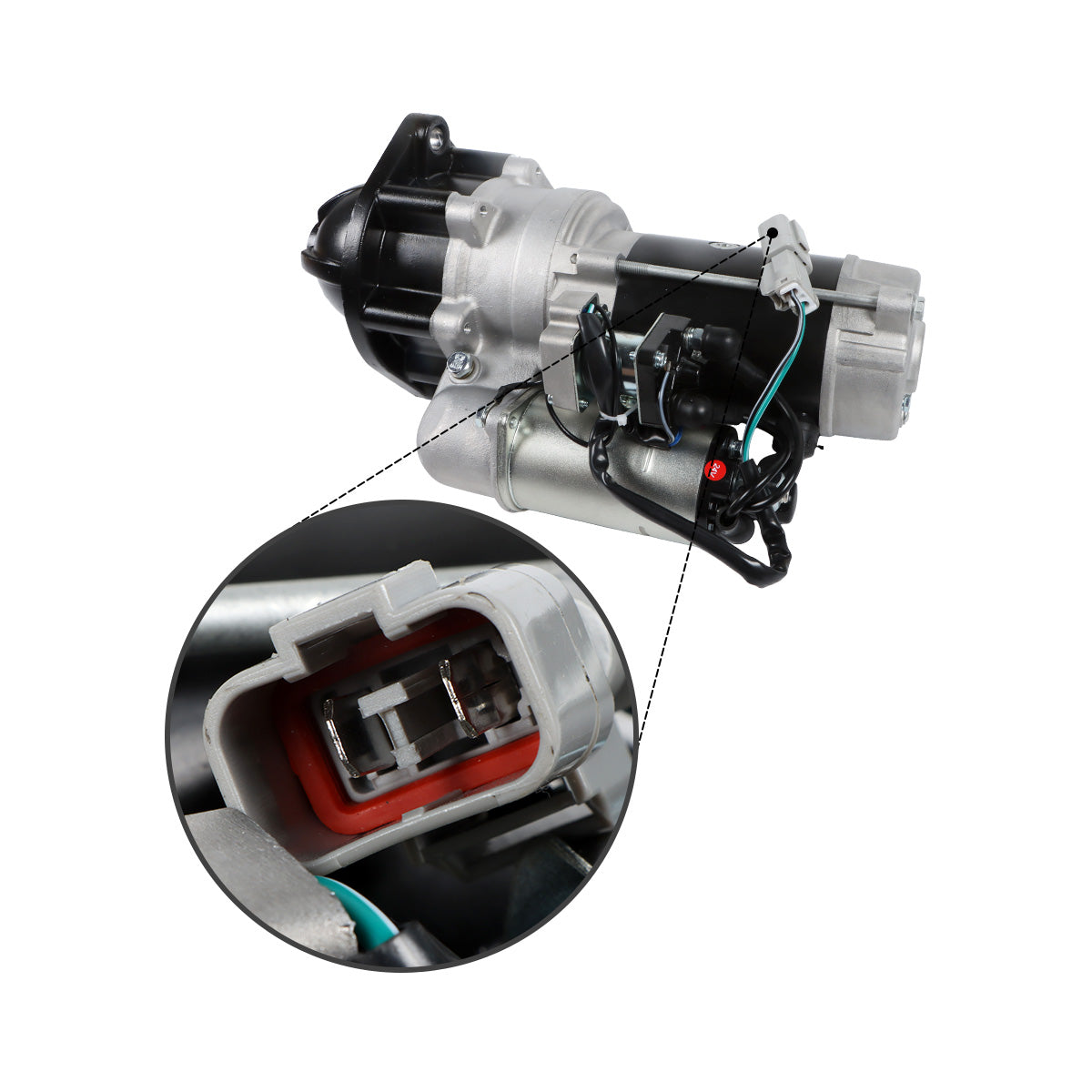 Anlasser 24 V 5,5 kW 600-813-4422 für Komatsu PC100-5 PC200-5 Bagger – Sinocmp