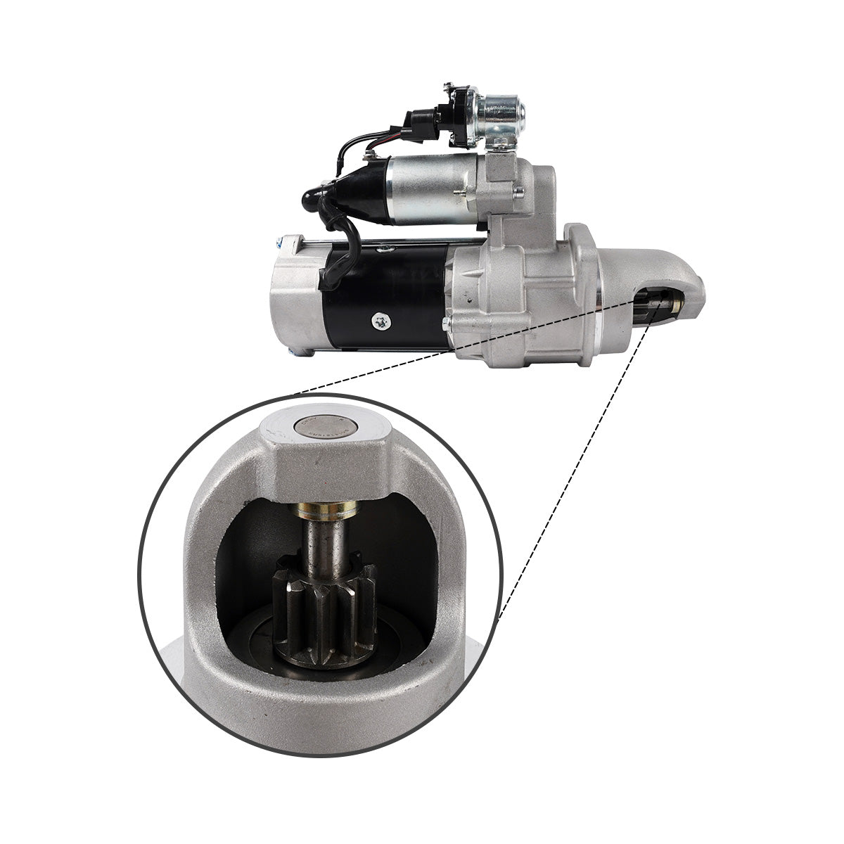 Motor de partida 3354458 para motor Cummins QSB 4BT 6BT 5.9L - Sinocmp