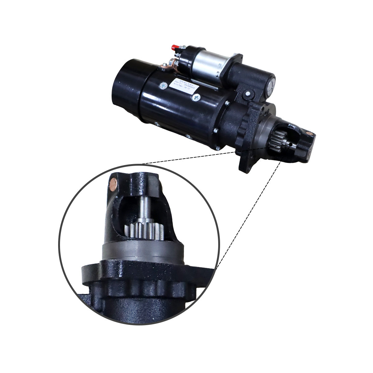 Motor de partida 3938502 para Cummins Engine 6CT8.3 - Detalhe