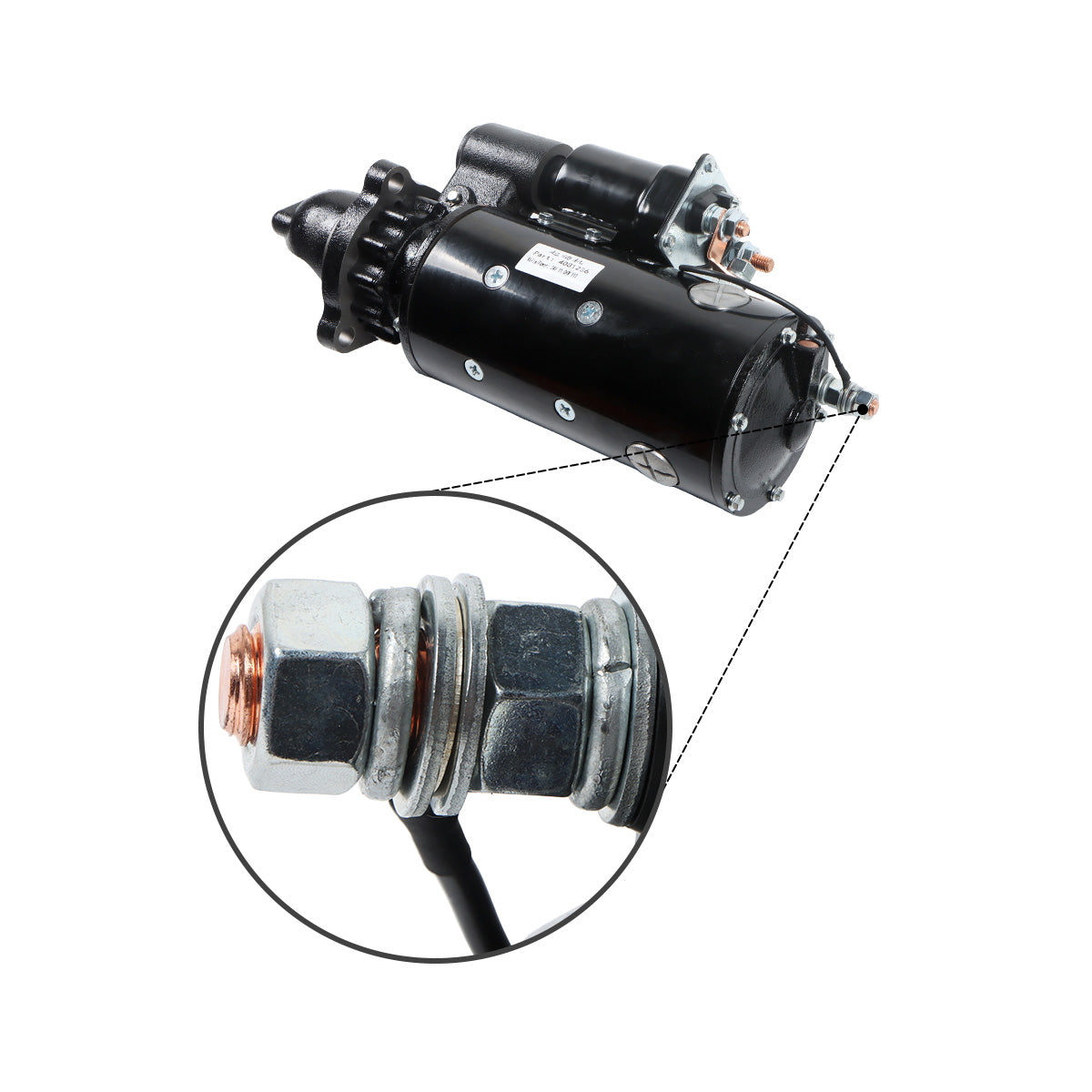 Motor de arranque 4081236 para motor Cummins 