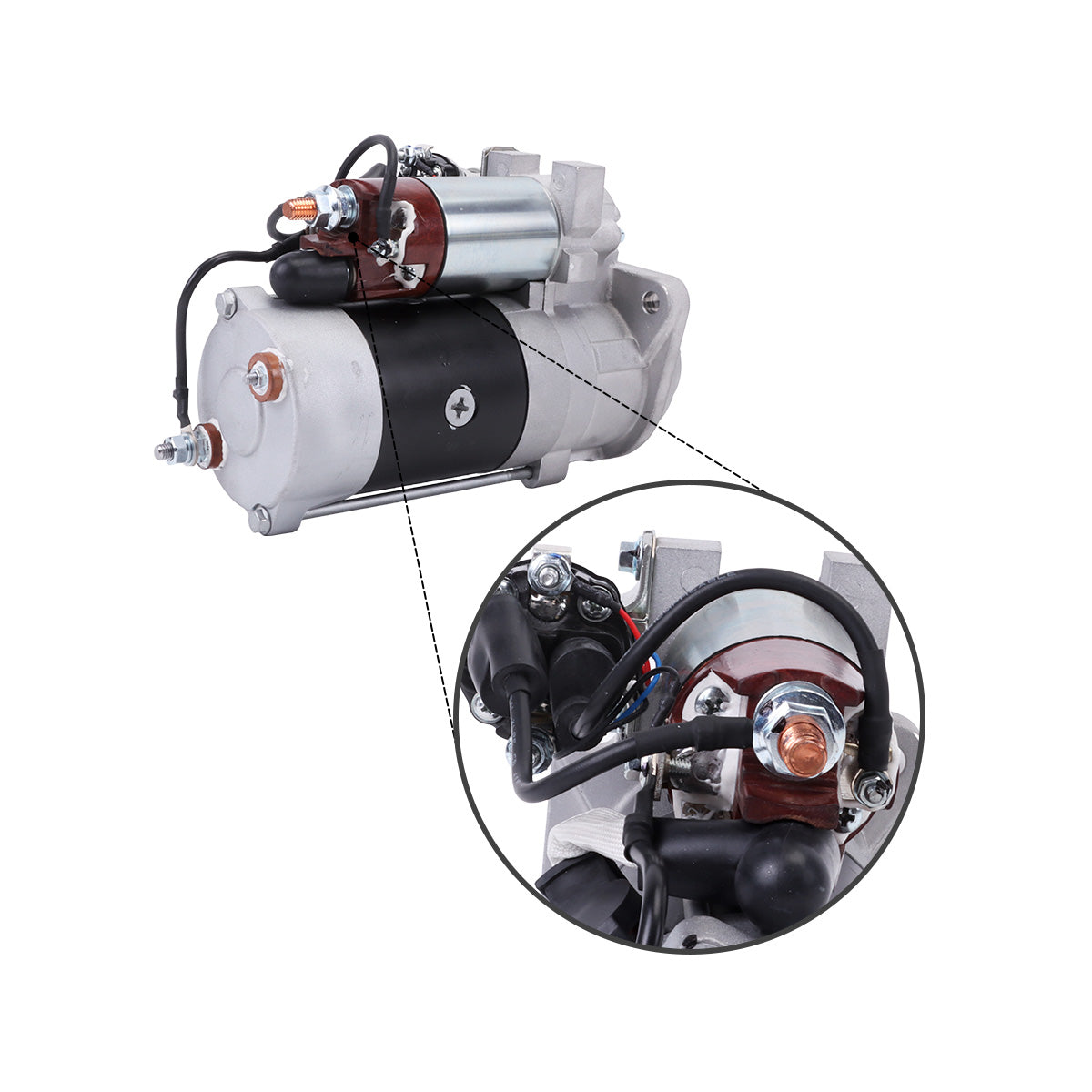 Starter Motor 4944703 5403868 109054 for Cummins 6BT Diesel Engine - Sinocmp