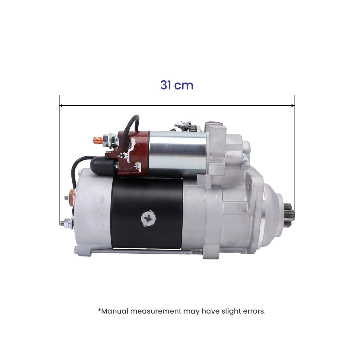 Starter Motor 4944703 5403868 109054 for Cummins 6BT Diesel Engine - Dimension