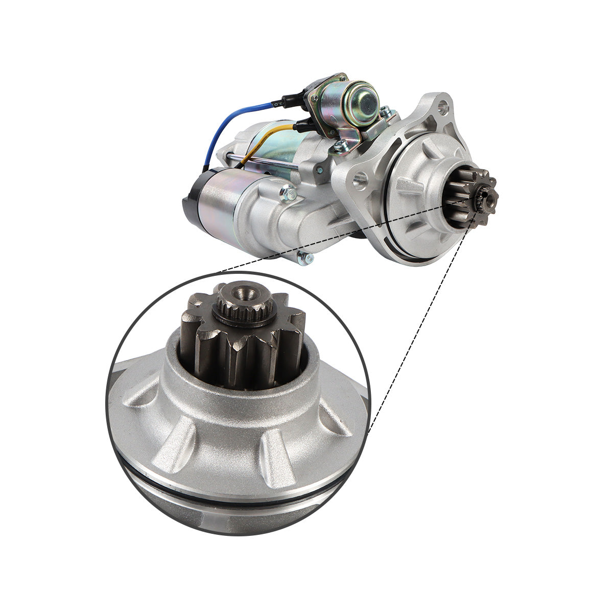 Anlasser 5344602 für Cummins QSB4.5 Motor – Detail