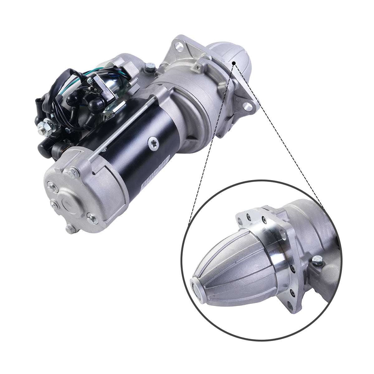 Starter Motor 600-813-4650 600-813-4651 600-813-4652 for Komatsu Loader WA250 6D105 Engine