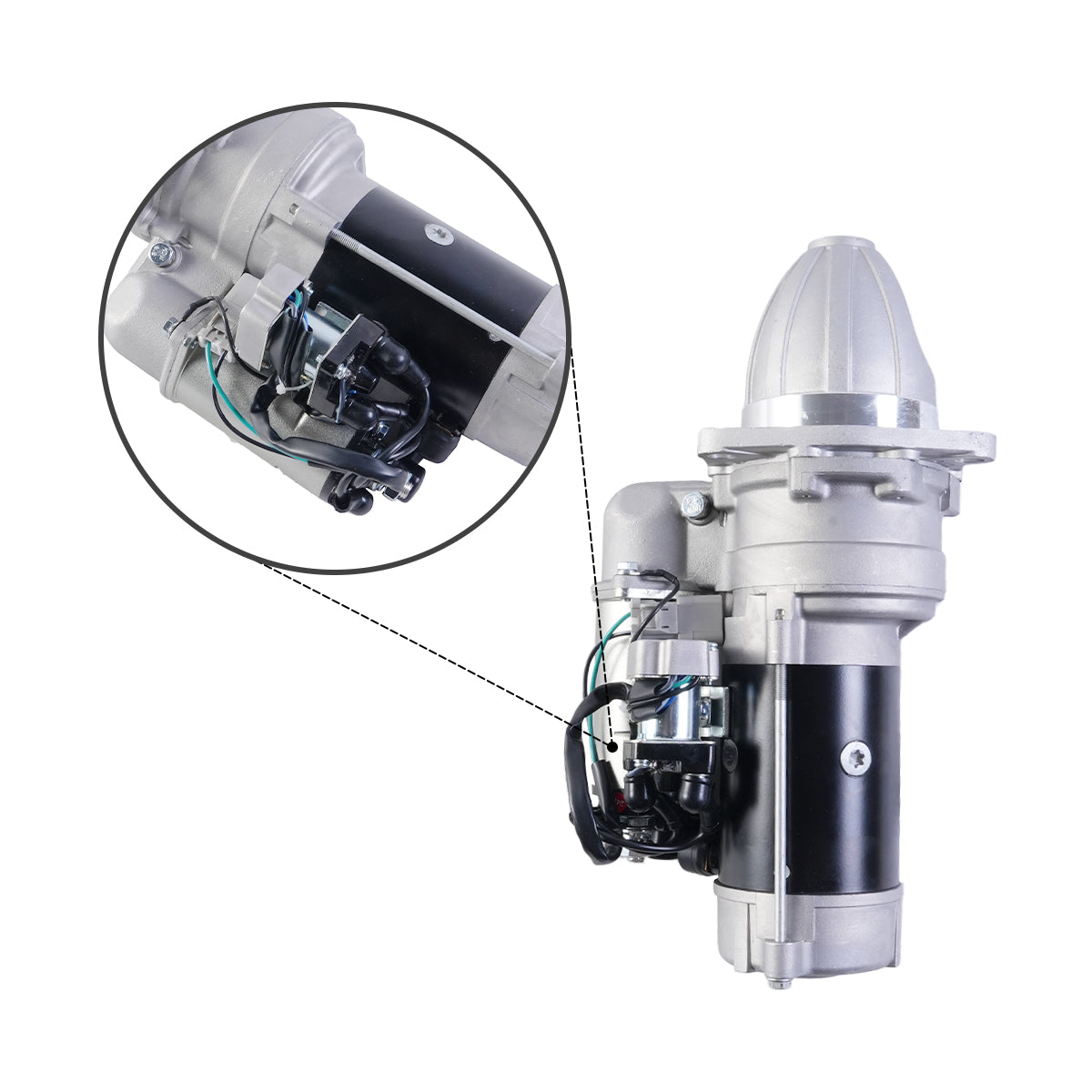 Starter Motor 600-813-4650 600-813-4651 600-813-4652 for Komatsu Loader