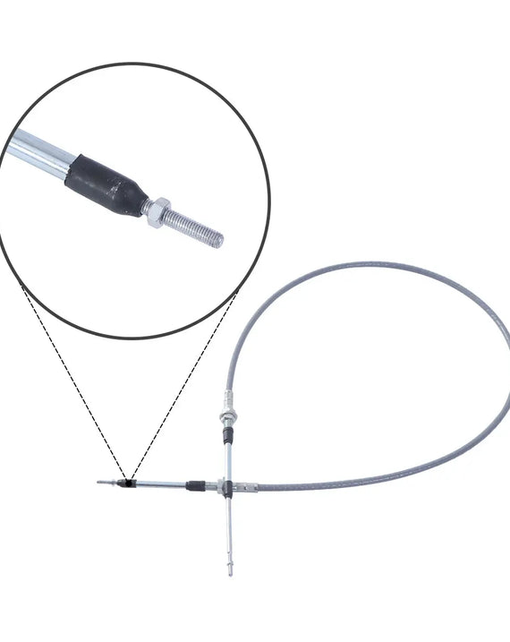 Throttle Motor Control Cable 63 Inches for Kobelco SK025-2 Excavator