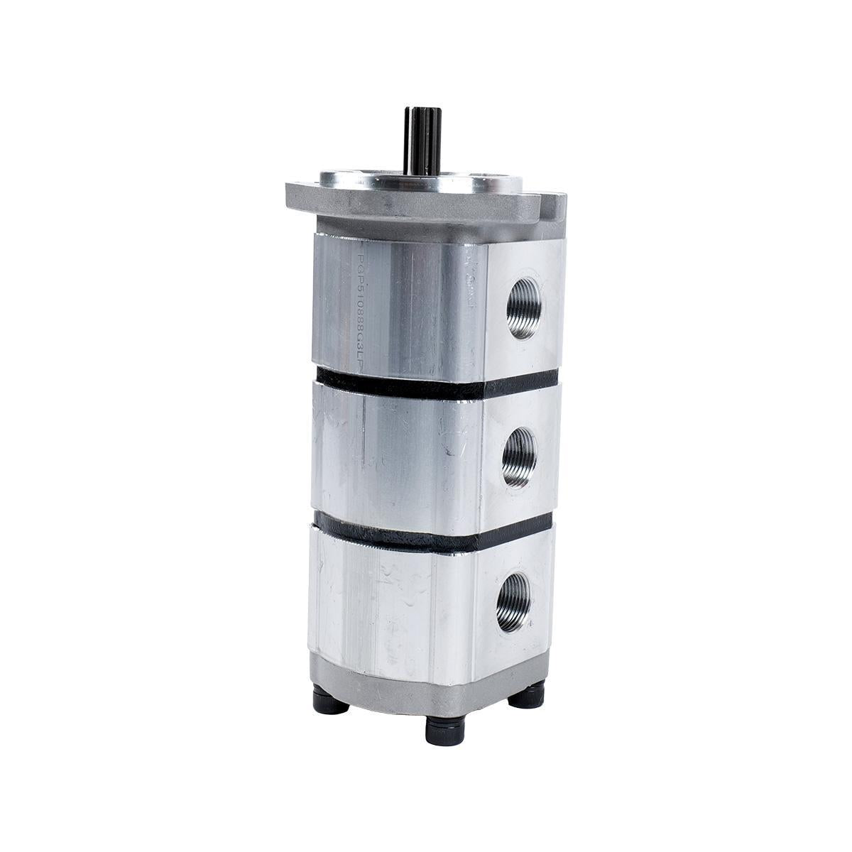 Triple Hydraulic Gear Pump PGP510888G3LP for AGT Skid Steer Loader KTT23