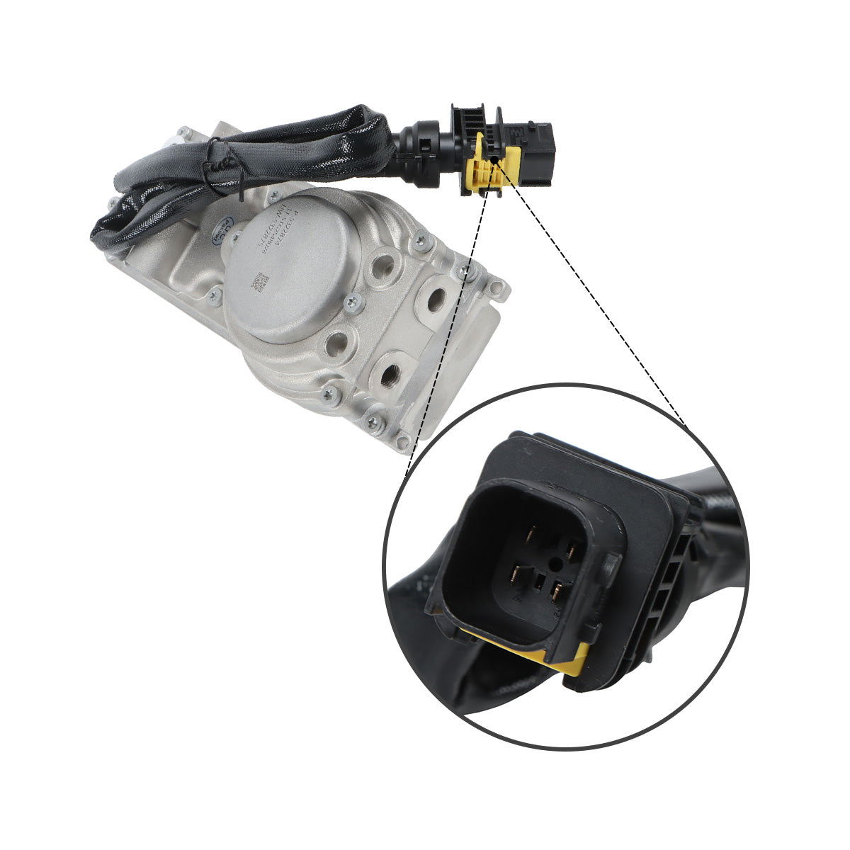 Turbo HE500VG Turbocharger Actuator 12V 5322874 5322875 for Paccar Engine MX13 - Plug Detail