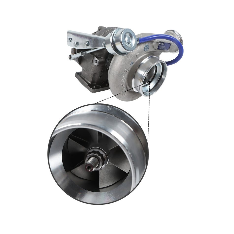 Turbo HX40W Turbocharger 4049364 4046498 4046383 for Cummins QSK60 Engine - Detail