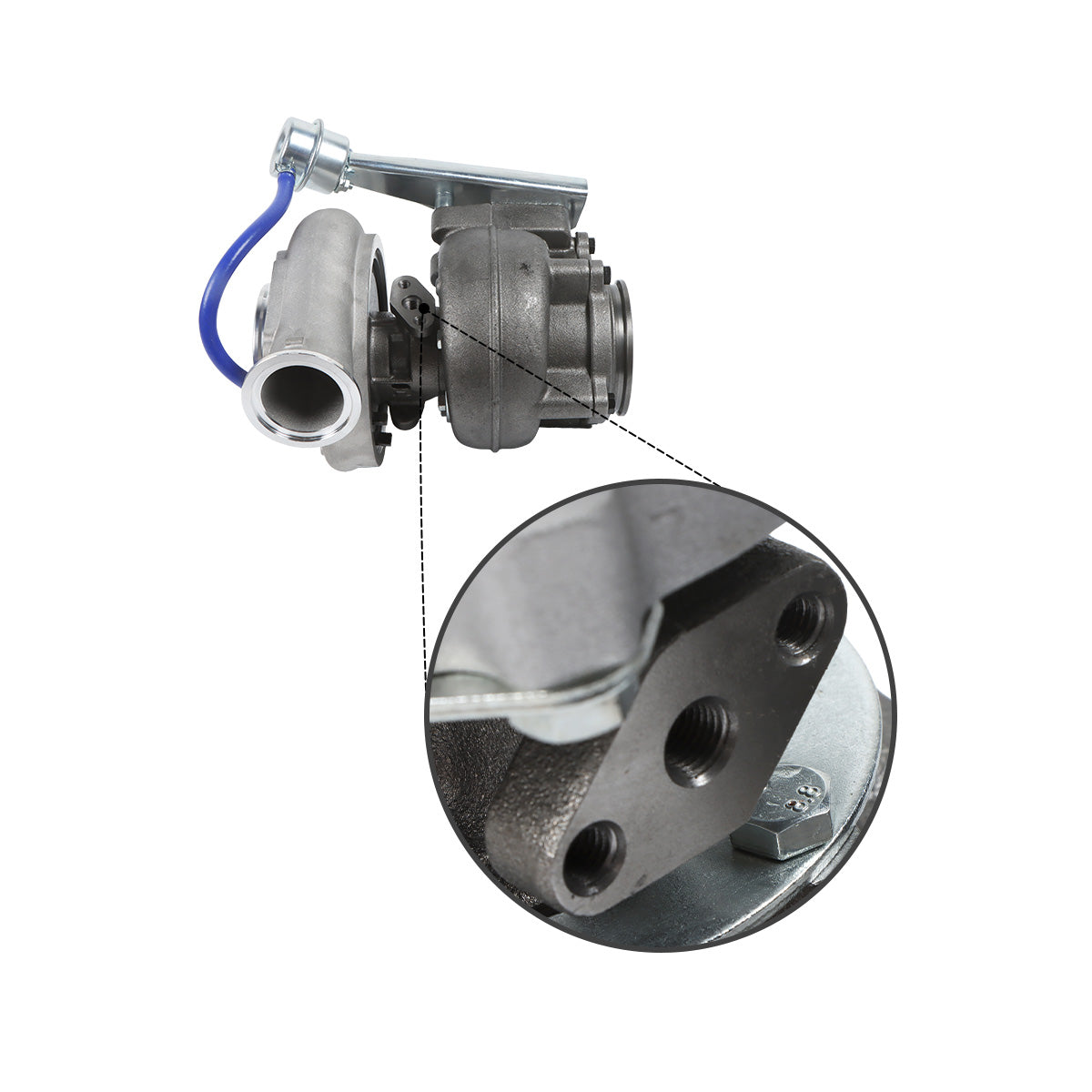 Turbo HX40W Turbolader 4049364 4046498 4046383 für Cummins QSK60 Motor – Sinocmp