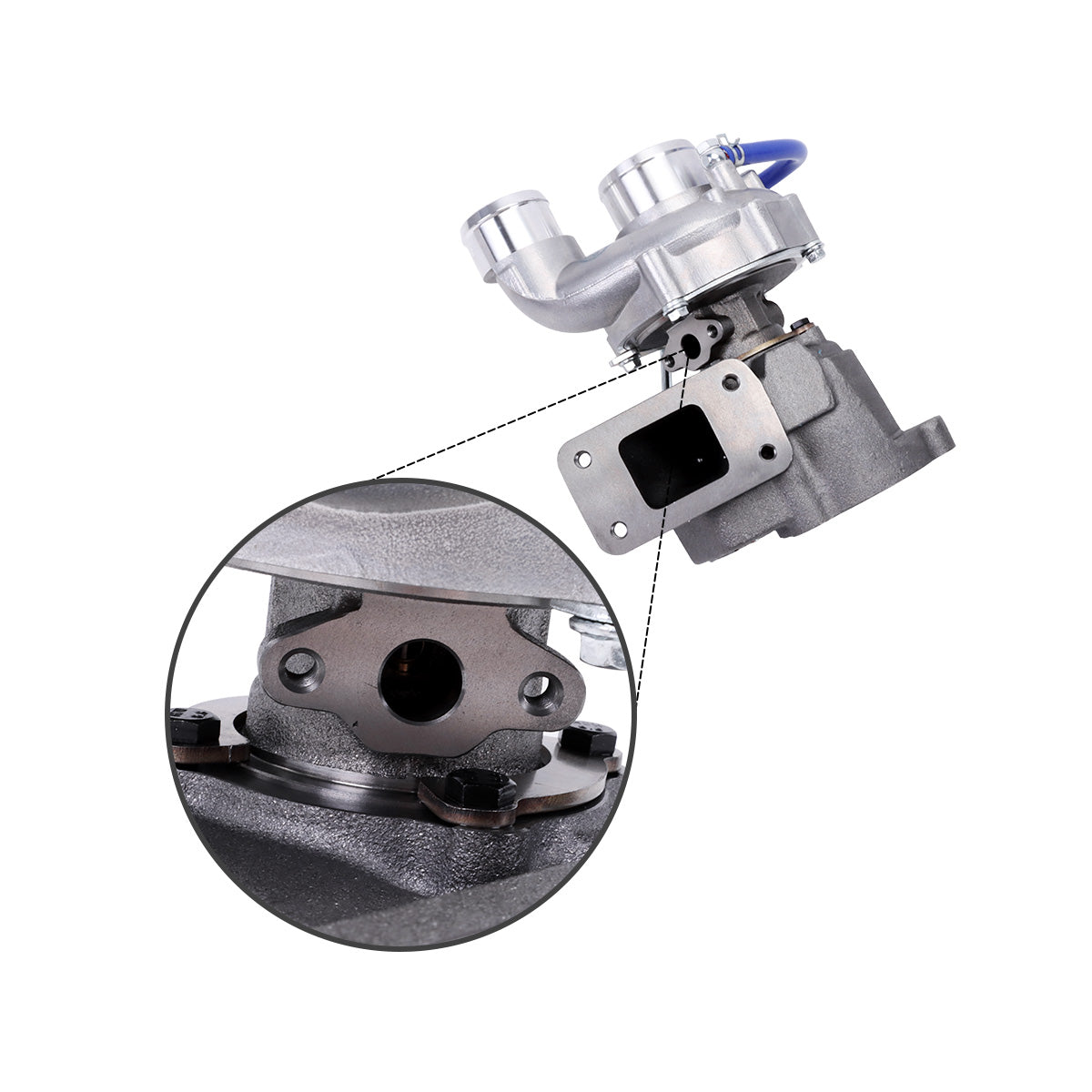 Turbo K04 Turbocharger 53049880177 320A6431 53049700124 for JCB Engine 444 4.4L - Turbo Detail