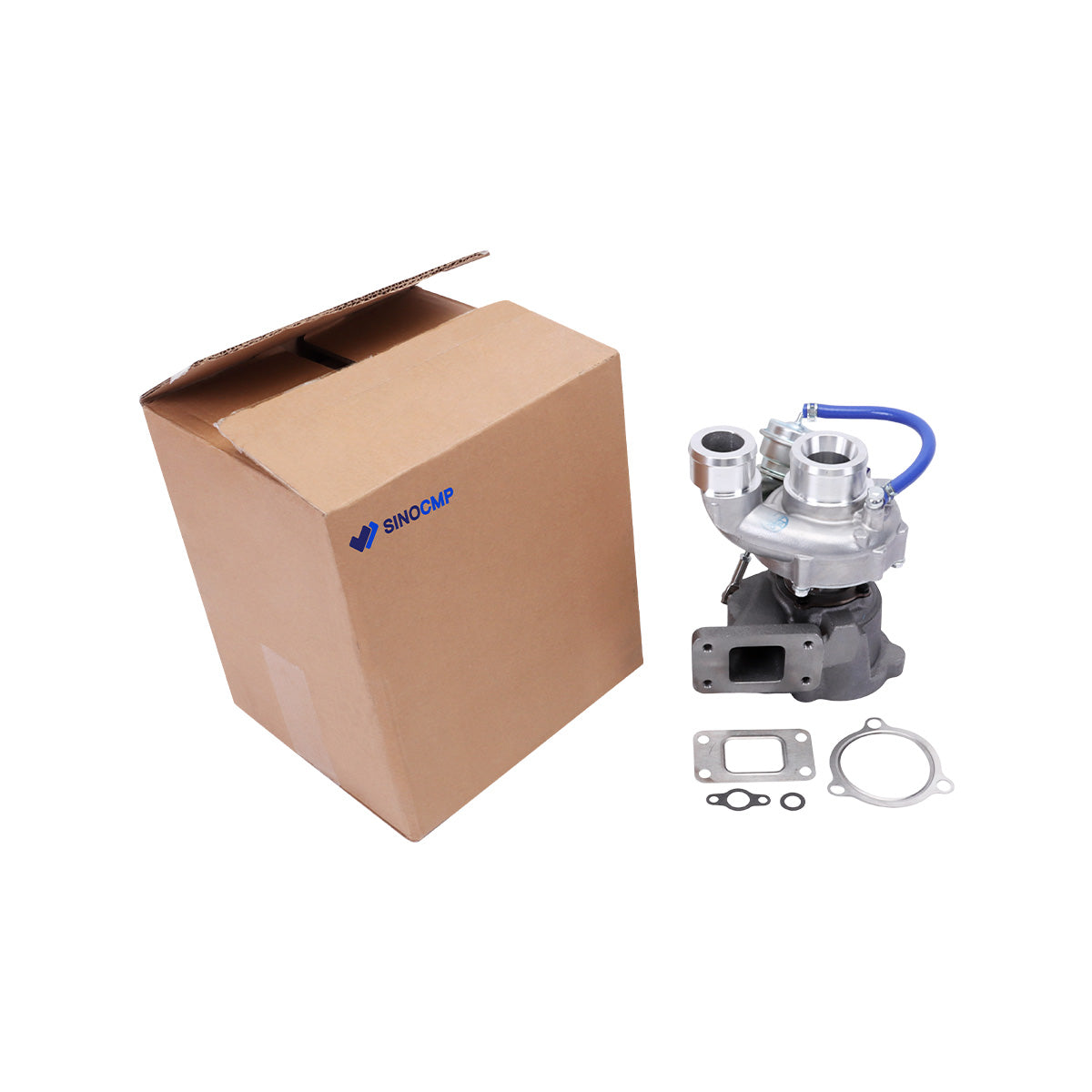 Turbo K04 Turbocharger 53049880177 320A6431 53049700124 for JCB Engine 444 4.4L - Sinocmp Package