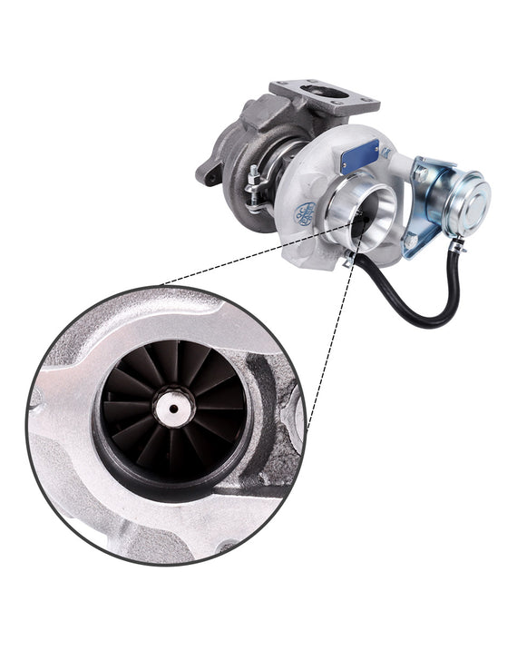 1 turbocompresor TD04HL4 1J501-17013 1G574-17013 49389-03030 compatible con motor Kubota V3800 KX080-3T KX080-4S SVL75-2 SVL90 SVL95-2S F3990