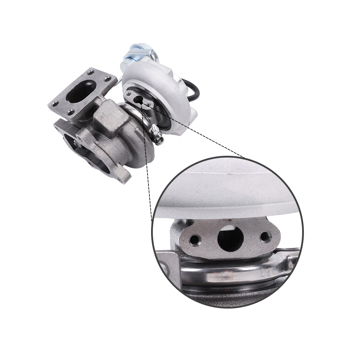 Turbo TD04HL4 Turbocharger 1J501-17013 1G574-17013 for Kubota V3800 Engine - Sinocmp