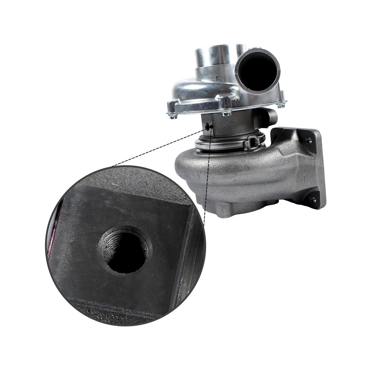 Turbo Turbocharger 114400-3890 1144003890 for Hitachi Excavator ZAX200 - Turbo Detail