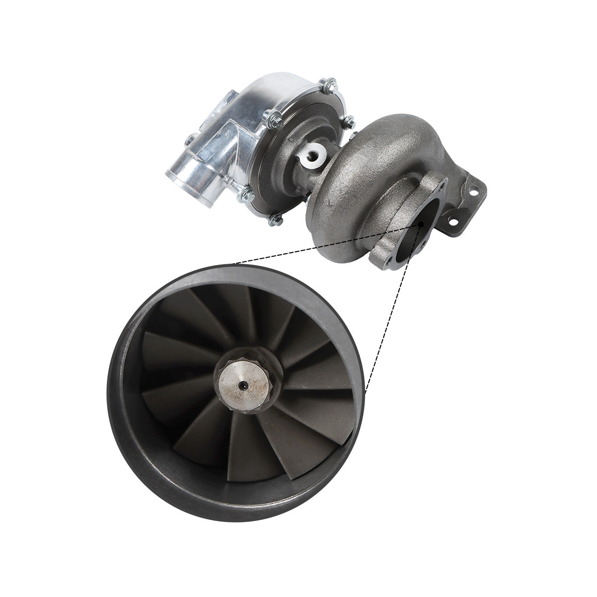 Turbo Turbocharger 121423-18010 for Yanmar Engine 3T84 3T90T - Sinocmp