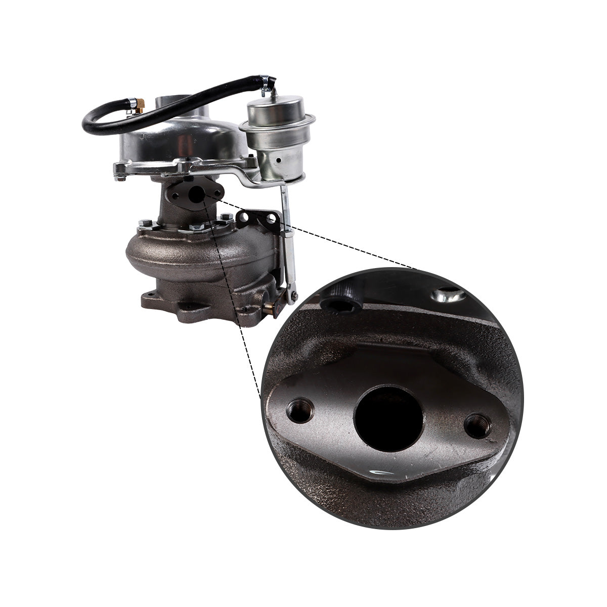 Turbocompresseur Turbo 24100-2940A 241002940 pour moteur Hino WO4CT W04C W06TDA - Détail