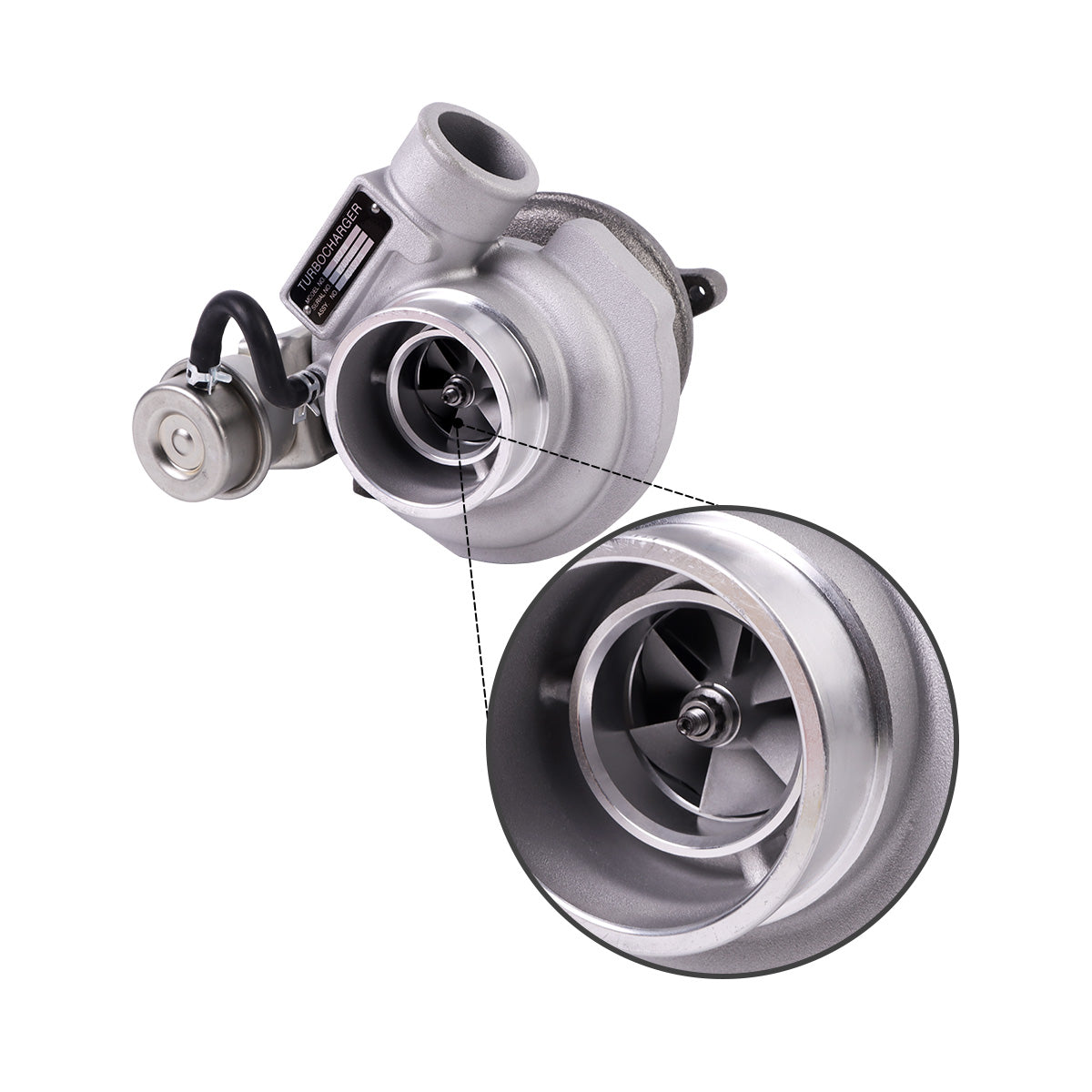 Turbo Turbocharger 2856689 504242348 4045275 4046567 for Iveco 4 CYL Engine - Detail